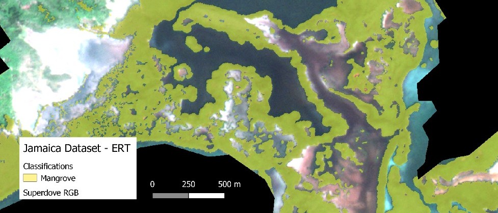 Remote Sensing of Mangroves Using Machine Learning Based on Satellite and Aerial Imagery